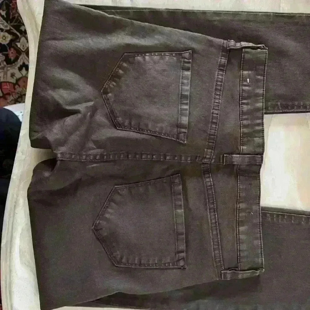 NWT Mango Isa Waxed Coated Skinny Cropped Black Jeans Size 2 - Picture 5 of 5
